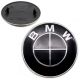BMW Logo 82mm emblème insigne badge de Capot, Coffre, Hayon 51148132375 Noir / Noir