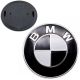 BMW Logo 74mm emblème insigne badge de Capot, Coffre, Hayon 51148219237 Blanc / Noir