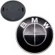 BMW Logo 74mm emblème insigne badge de Capot, Coffre, Hayon 51148219237 Noir / Noir