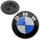 BMW Logo 82mm emblème insigne badge de Capot, Coffre, Hayon 51767288752 Blanc / Bleu 2 trous
