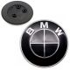 BMW Logo 82mm emblème insigne badge de Capot, Coffre, Hayon 51767288752 Blanc / Noir 2 trous