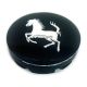 4 articles 56mm / 51mm FERRARI Enjoliveurs cache-moyeux de centre de roue noirs