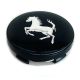 4 articles 59mm / 54mm FERRARI Enjoliveurs cache-moyeux de centre de roue noirs