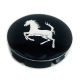 4 Stück 60mm / 55mm FERRARI nabendeckel felgendeckel nabenkappen radkappen schwarz