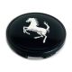 4 Stück 63mm / 57mm FERRARI nabendeckel felgendeckel nabenkappen radkappen schwarz
