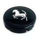 4 Stück 64mm / 61mm FERRARI nabendeckel felgendeckel nabenkappen radkappen schwarz