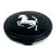 4 items FERRARI 65mm / 48mm wheel center hub caps rim covers black