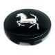 4 articles 65mm / 59mm FERRARI Enjoliveurs cache-moyeux de centre de roue noirs