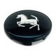 4 articles 69mm / 56mm FERRARI Enjoliveurs cache-moyeux de centre de roue noirs