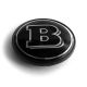 4 articles 65mm / 57mm MERCEDES BENZ Enjoliveurs cache-moyeux de centre de roue Brabus