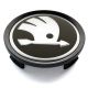 4 items 74mm / 70mm SKODA wheel center hub caps covers