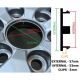 4 articles 57mm / 53mm SEAT Enjoliveurs cache-moyeux de centre de roue