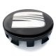 4 items SEAT wheel center hub caps 57mm / 53mm rim hub covers