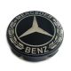 4 Stück Mercedes Benz 58mm / 55mm nabendeckel felgendeckel nabenkappen SCHWARZ LORBEER