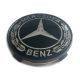 4 Stück Mercedes Benz 61mm / 57mm nabendeckel felgendeckel nabenkappen SCHWARZ LORBEER