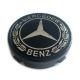 4 Stück Mercedes Benz 64mm / 61mm nabendeckel felgendeckel nabenkappen SCHWARZ LORBEER
