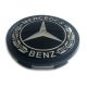 4 Stück Mercedes Benz 65mm / 60mm nabendeckel felgendeckel nabenkappen SCHWARZ LORBEER
