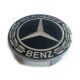 4 Stück Mercedes Benz 65mm / 55mm nabendeckel felgendeckel nabenkappen SCHWARZ LORBEER
