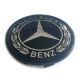4 Stück Mercedes Benz 65mm / 48mm nabendeckel felgendeckel nabenkappen SCHWARZ LORBEER