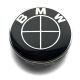 4 items 68mm / 64mm BMW wheel center hub caps covers 36136768640 Black / Black