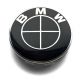 4 Stück 68mm / 64mm BMW nabendeckel felgendeckel nabenkappen radkappen 36136768640 Schwarz / Schwarz