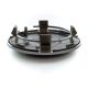 4 Stück Audi nabendeckel 69mm / 55mm felgendeckel 4B0601170A nabenkappen Grau