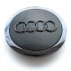 Set of Audi wheel center hub caps 4 x 69mm / 55mm rim covers 4B0601170A Gray
