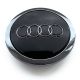 4 items 69mm / 55mm AUDI wheel center hub caps covers 4B0601170A black