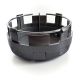 4 items 75mm / 72mm Mercedes Benz AMG wheel center hub caps covers A0004000900 dark Grey rim badges