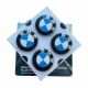 4 items 69mm / 65mm BMW dynamic floating spinning wheel center hub caps