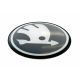 Set of Škoda 4 x 62mm wheel center Silicone stickers for wheel center hub caps covers self-adhesive