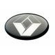 Set of 4 x 56mm SILICONE emblems RENAULT, wheel center stickers Rim covers Logo