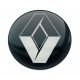 Set of 4 x 65mm SILICONE emblems RENAULT, wheel center stickers Rim covers Logo