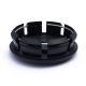 66mm / 57mm 4x caches-moyeux FORD  BB53-1A096RA pour jantes en alliage – enjoliveurs noirs