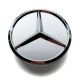 4 Stück 60mm / 56mm MERCEDES BENZ nabendeckel felgendeckel nabenkappen radkappen SILBER