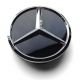4 items 60mm / 56mm MERCEDES BENZ wheel center hub caps covers BLACK
