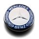 4 articles 60mm / 55mm MERCEDES BENZ Enjoliveurs cache-moyeux de centre de roue BLEU