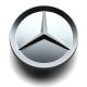4 articles 64mm / 58mm MERCEDES BENZ Enjoliveurs cache-moyeux de centre de roue ARGENT