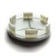 4 articles 64mm / 58mm MERCEDES BENZ Enjoliveurs cache-moyeux de centre de roue ARGENT
