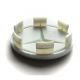 4 items 64mm / 58mm MERCEDES BENZ wheel center hub caps covers SILVER