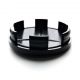 4 articles 64mm / 58mm MERCEDES BENZ Enjoliveurs cache-moyeux de centre de roue NOIR MAT