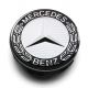 4 articles 75mm / 70mm MERCEDES BENZ Enjoliveurs cache-moyeux centre roue A1714000125 BLACK
