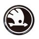 4 items Skoda wheel center hub caps 70mm / 64mm rim hub covers