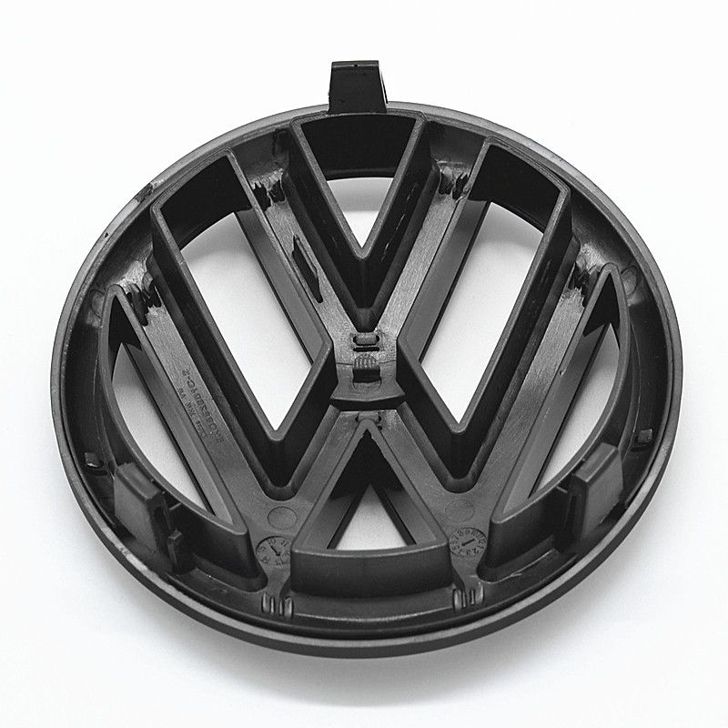Volkswagen Frontgrill & Kofferraum Embleme 135mm / 110mm für Golf 6 VW  Schwarz Matte - TuningLinieTM