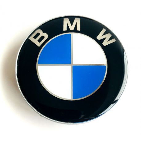 4 Stück BMW nabendeckel 60mm / 54mm felgendeckel nabenkappen Weiss/Blau