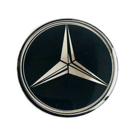 4 Stück Mercedes Benz 60mm / 54mm nabendeckel felgendeckel nabenkappen schwarz