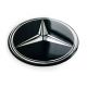 4 articles x 55mm SILICONE autocollants MERCEDES BENZ centre de roue LOGO enjoliveurs emblèmes