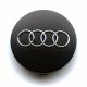 4 articles 60mm / 57mm AUDI Enjoliveurs cache-moyeux de centre de roue 4B0601170 noir mat