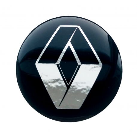 Satz von 4 x 55mm SILIKON embleme RENAULT rad mitte aufkleber Radkappen logo
