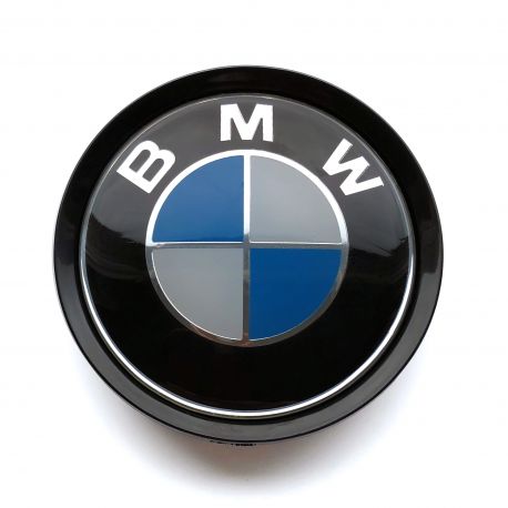 4 Stück BMW nabendeckel 74mm / 70mm felgendeckel nabenkappen Weiss/Blau